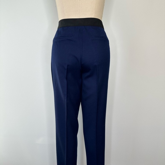 Elie Tahari Elegant Navy Women's Trousers - Picture 5 of 6